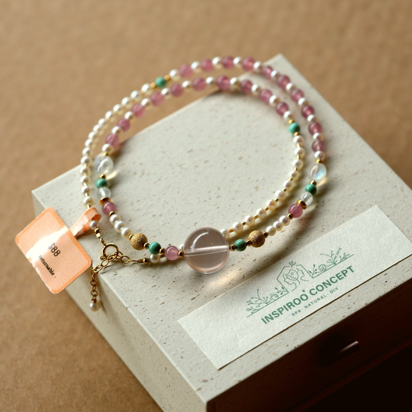 Blush Serenity Necklace - Mother's Day Exclusive
