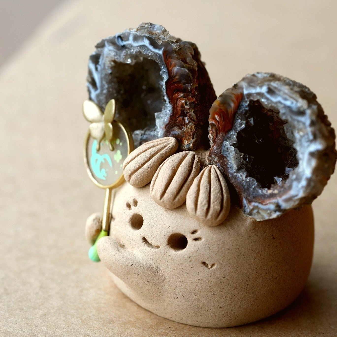 Handmade Natural Gemstone Ornament
