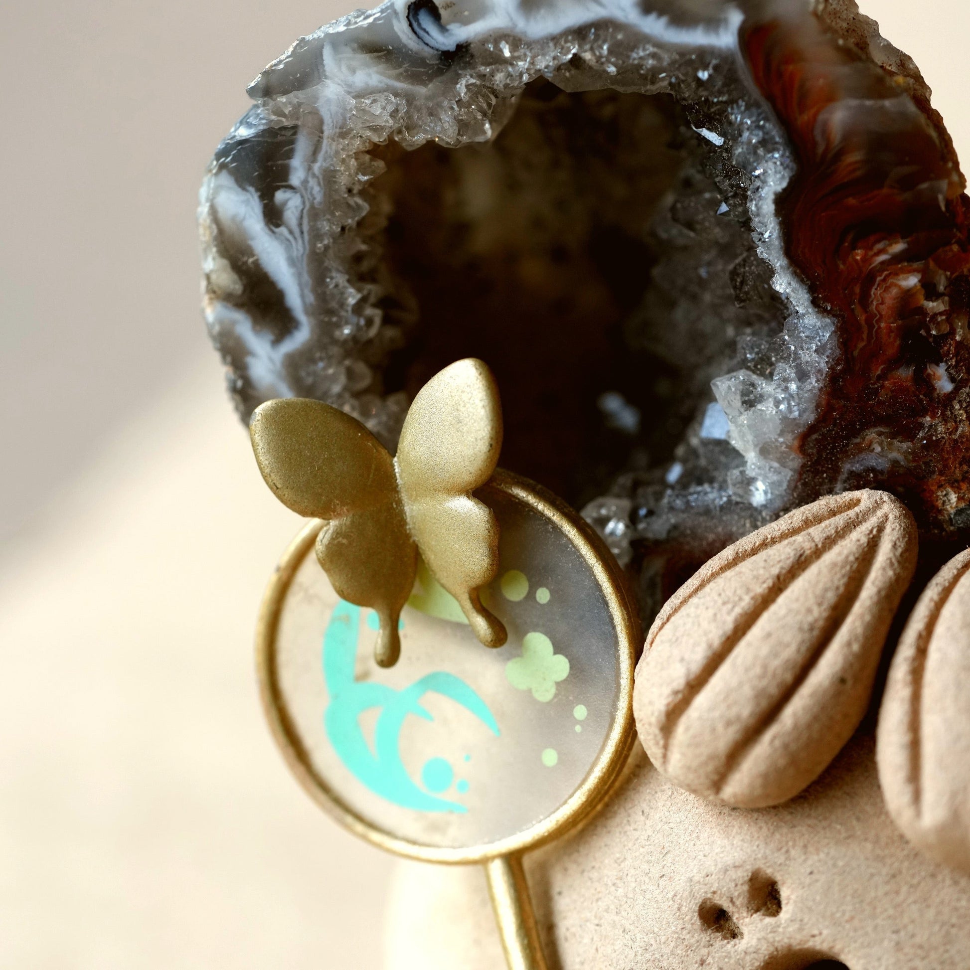 Handmade Natural Gemstone Ornament