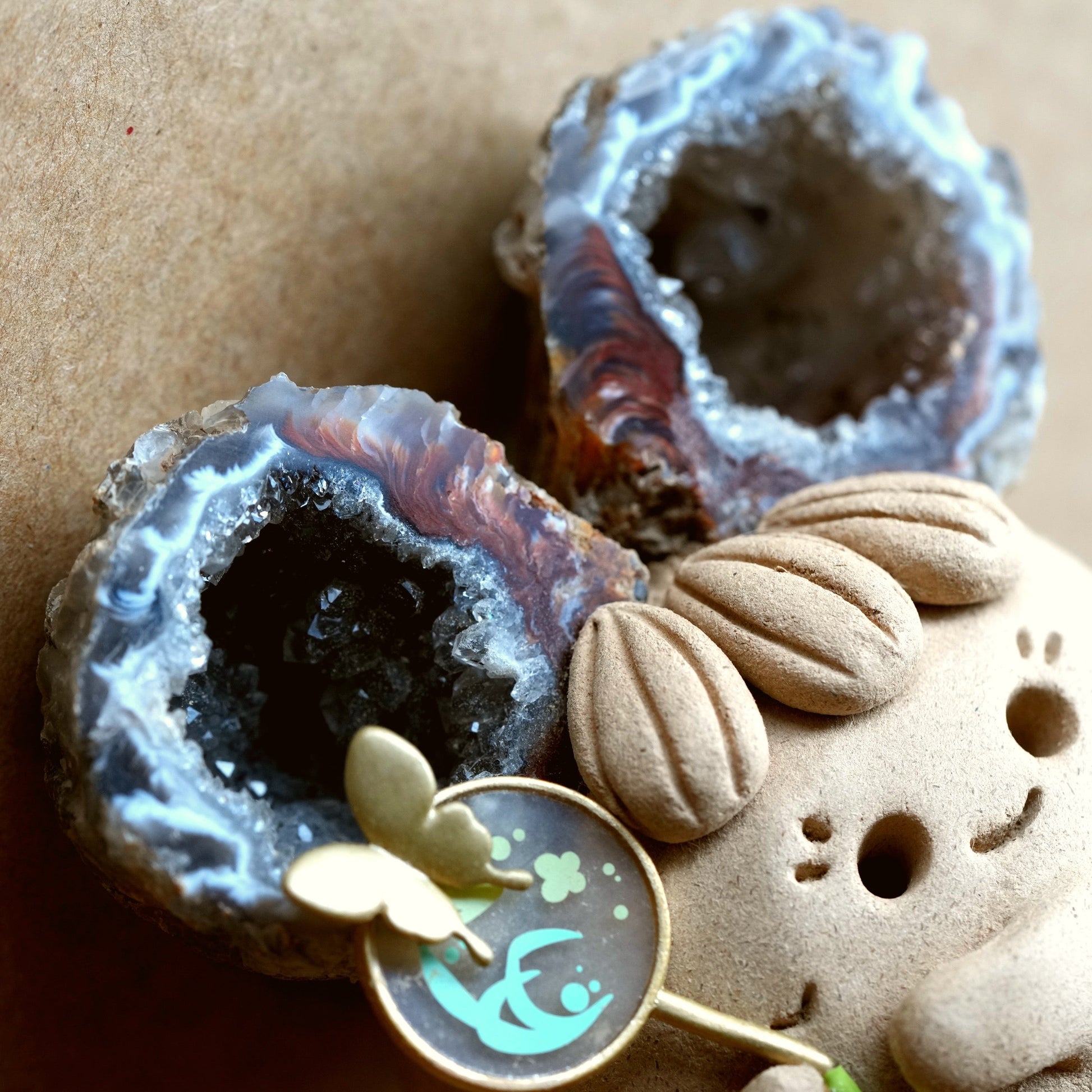 Handmade Natural Gemstone Ornament