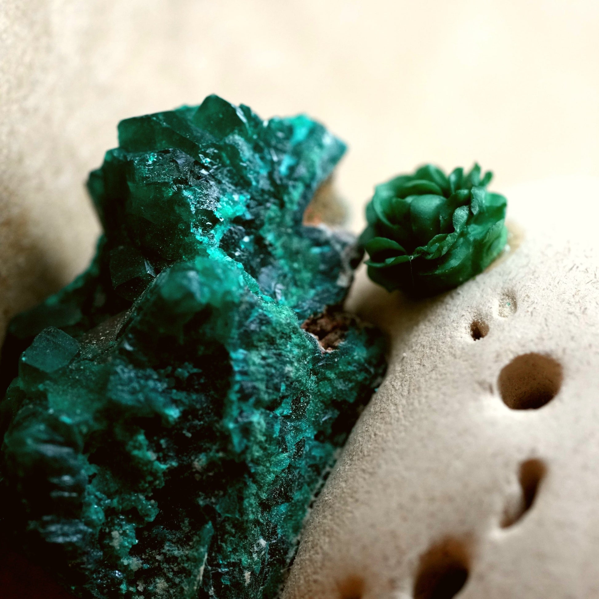 Handmade Malachite Ornament Cuties