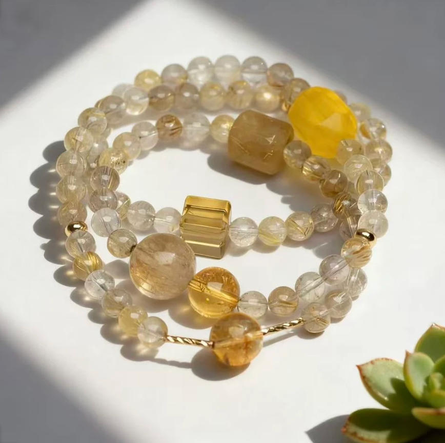 Original Vintage Series Triple-Wrap Bracelet - Ancient Osmanthus