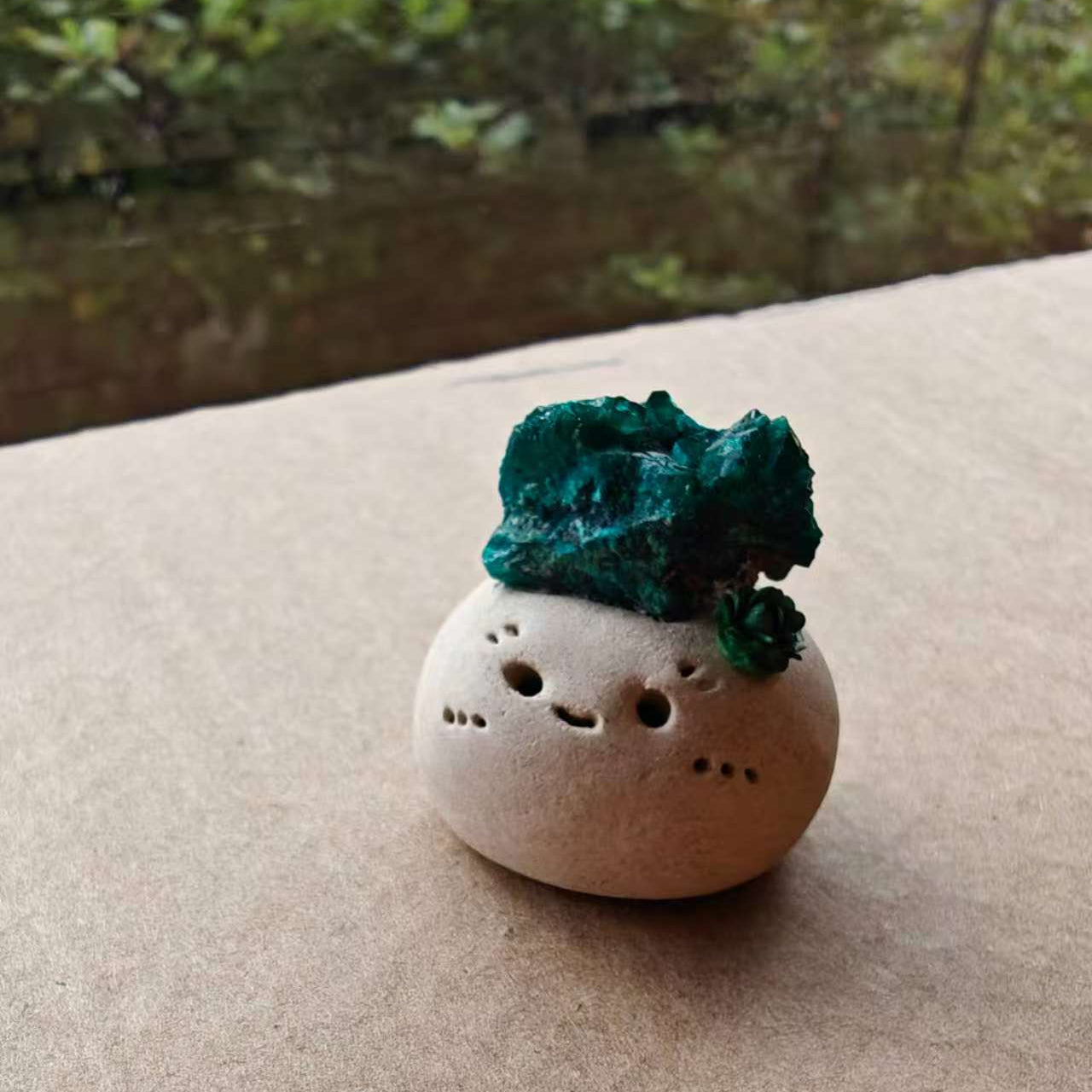 Handmade Malachite Ornament Cuties