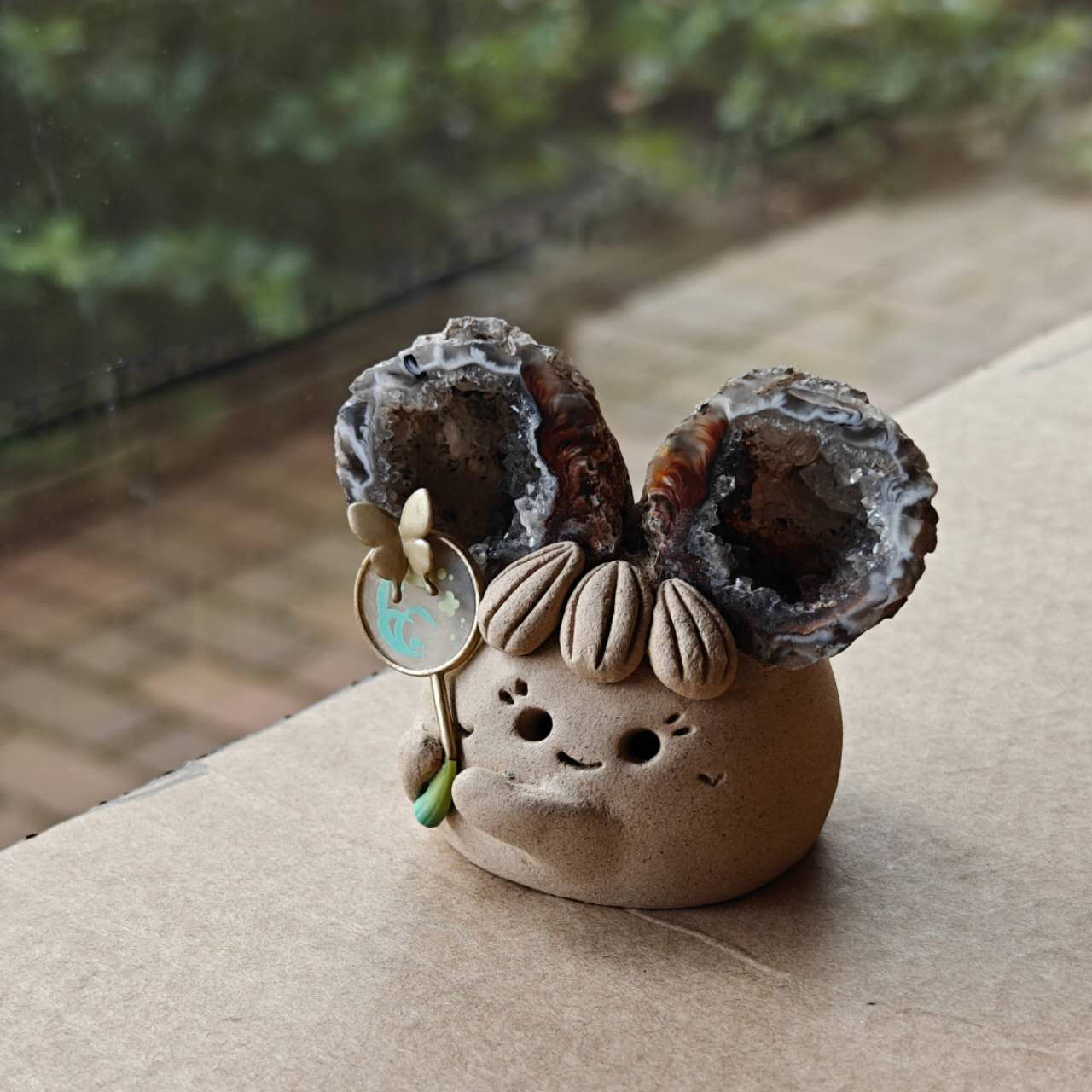 Handmade Natural Gemstone Ornament